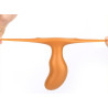 TheAssGasm Plug Pods M 12 x 4.5cm Orange